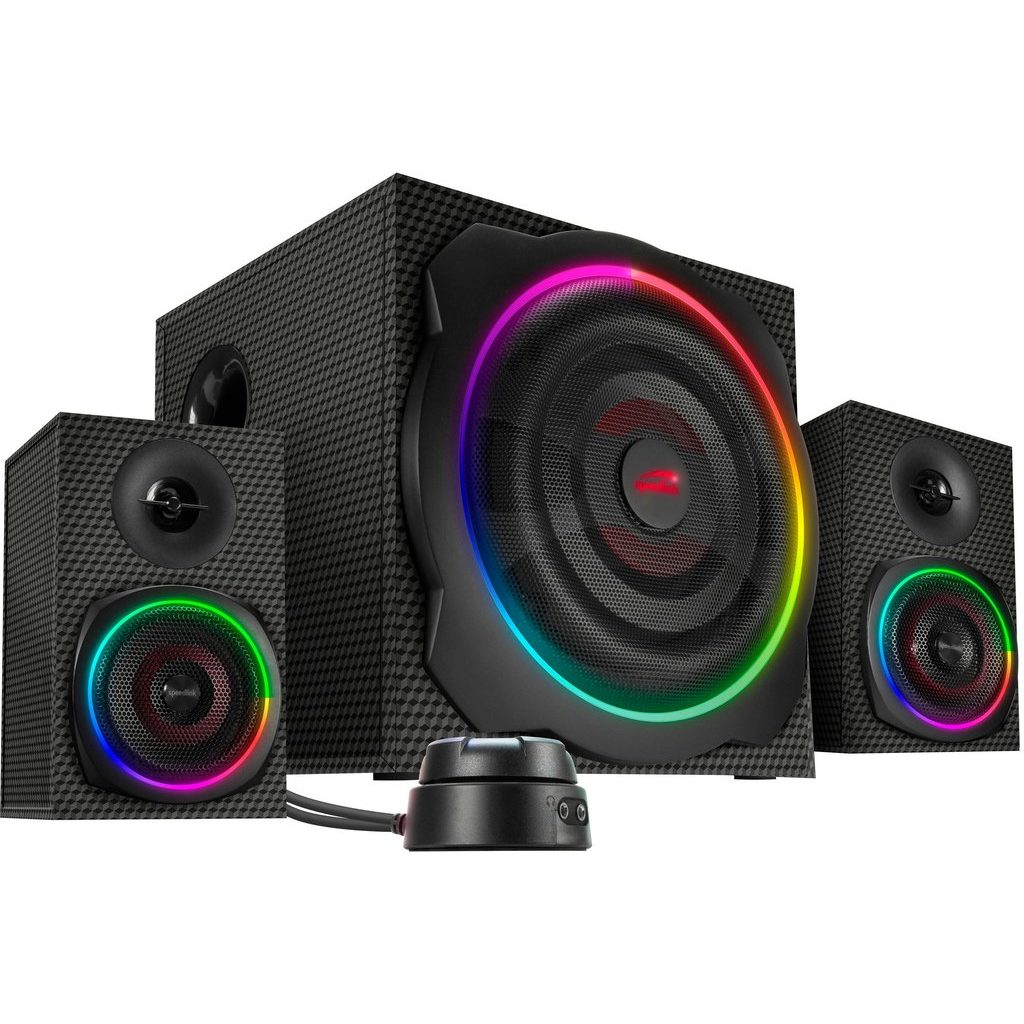 SPEEDLINK GRAVITY CARBON RGB 2.1 Lautsprecher